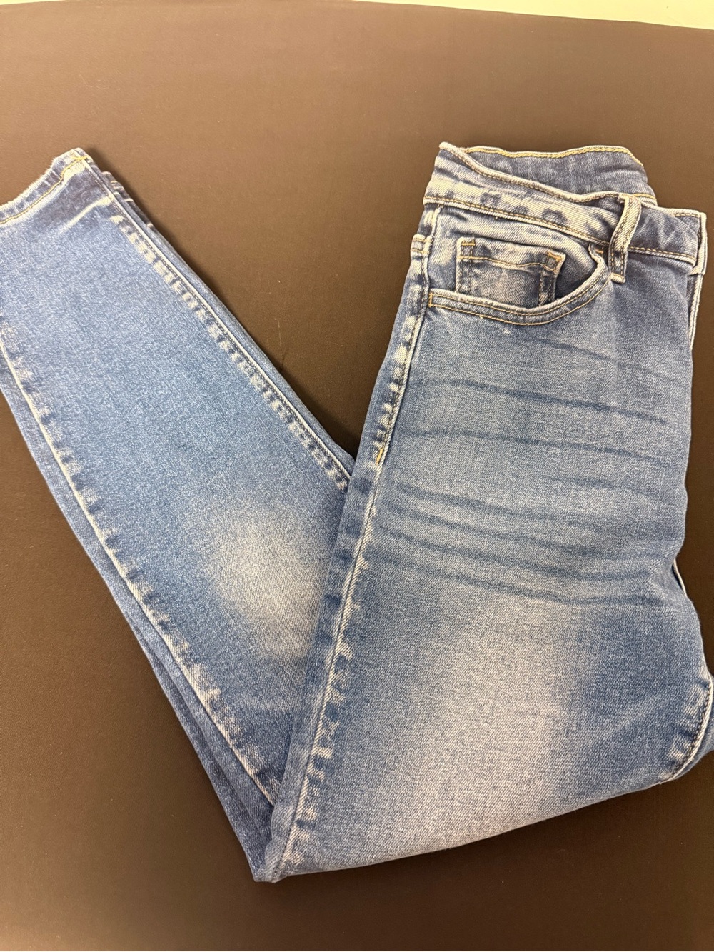 Zenana Light Wash high rise  Skinny Jeans